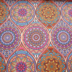 Narancs-lila mandala