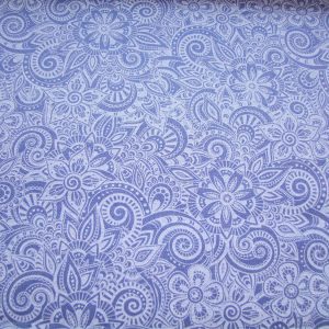 Kék farmer hatású virágokkal