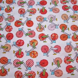 Biciklik beige alapon