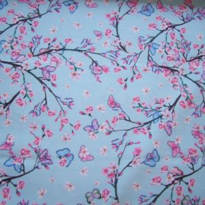 Ágak virágzásban (digitálisan nyomtatott minta)