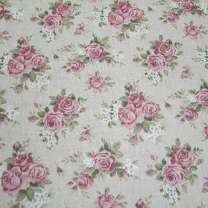 Angol rózsák drapp alapon (impregnált)