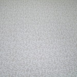 Fehér indák drapp alapon (impregnált)