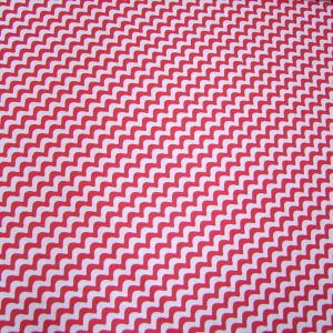 Piros-fehér hullám minta