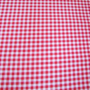 Piros-fehér kockás minta