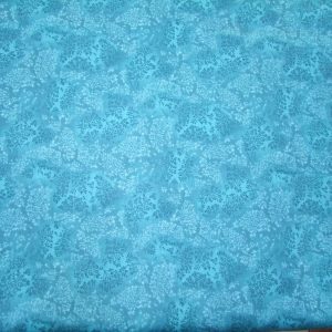 Apró virágok türkiz alapon