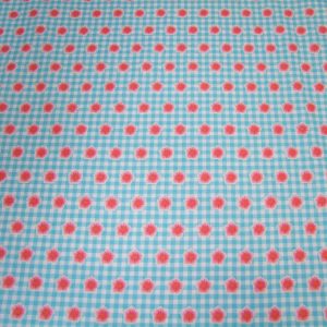 Virágok kék kockákon