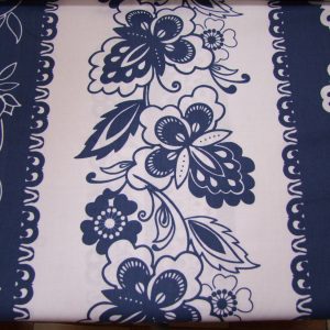 Kék és fehér nagy minta