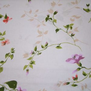 Pasztell virágok fehér alapon