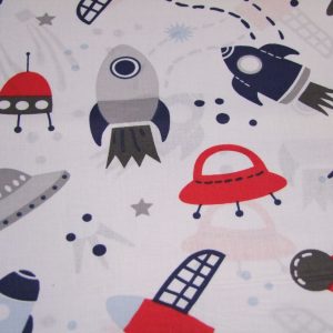 Űrhajók fehér alapon