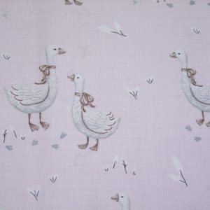 Libák rózsaszín alapon