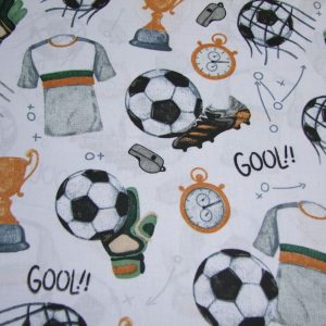 Foci minta fehér alapon