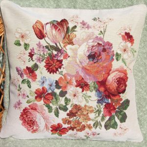 Rózsás díszpárna huzat