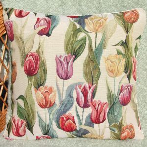 Tulipános díszpárna huzat