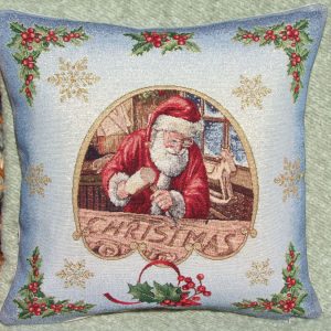 Mikulás (lurex) díszpárna huzat