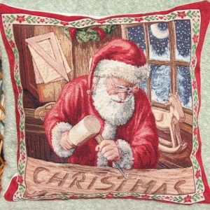 MIkulás (nem lurex) díszpárna huzat