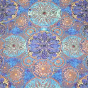Kék-arany mandalák