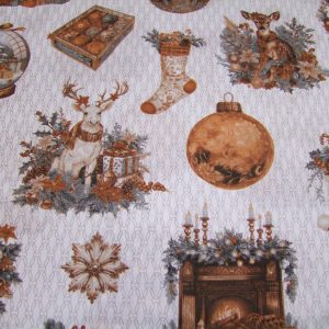 Arany tónusú karácsonyi minta