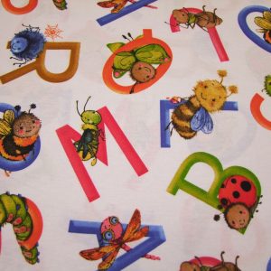 Bogaras abc (digitálisan nyomtatott minta)