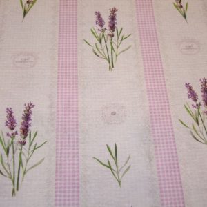 Levendulák kockás sávokkal