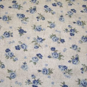 Kék rózsák drapposszürke alapon