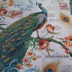 Pávás minta (digitálisan nyomtatott minta)