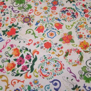 Színes népies minta