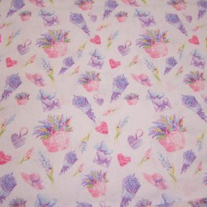 Levendula minta fehér alapon